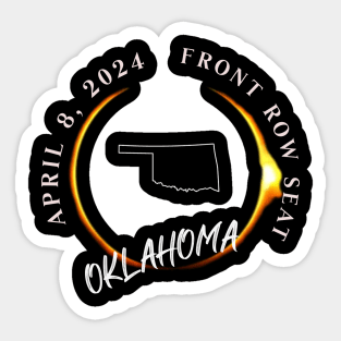 2024 Oklahoma Eclipse Front Row Seat To Total Darkness Sticker